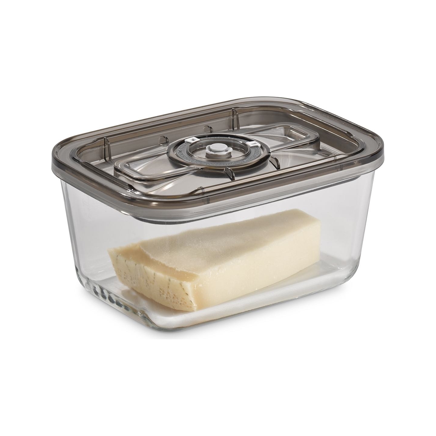 Caso | Glass Vacuum Container with Plastic Lid | VacuBoxx Eco L | Transparent