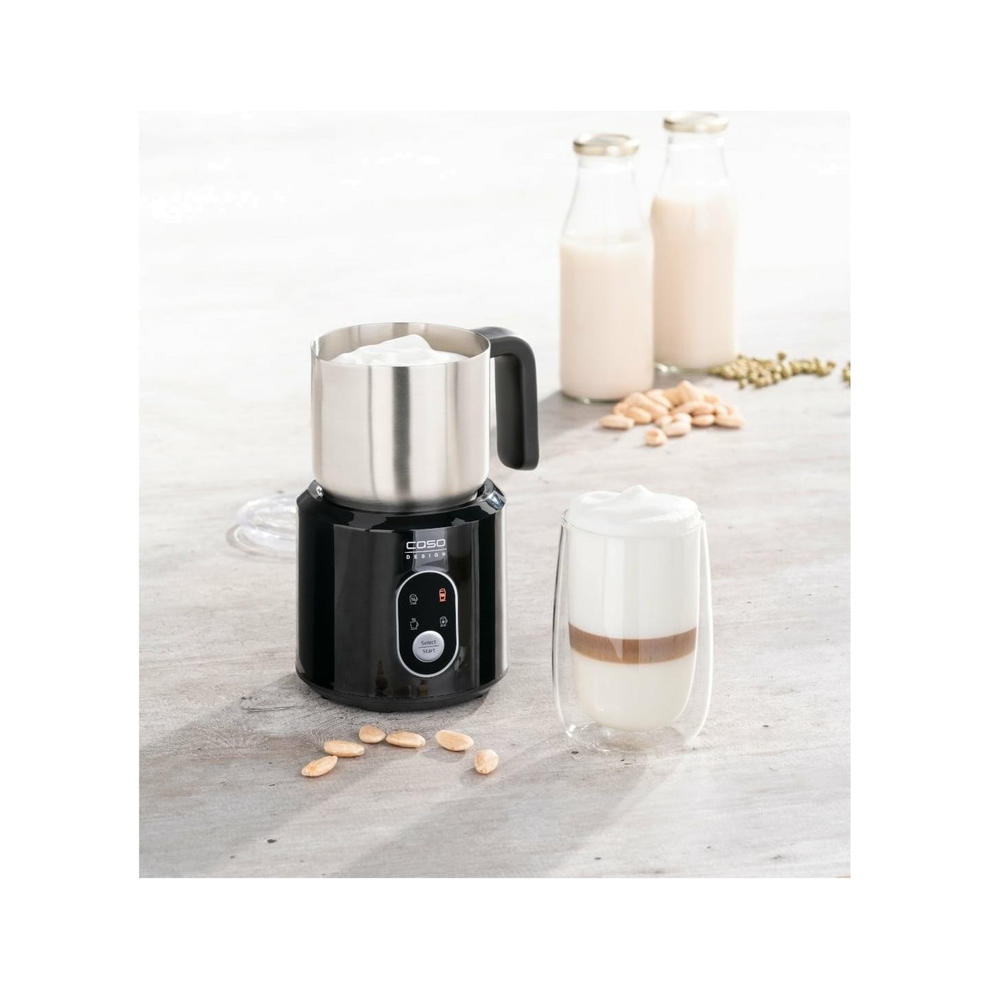 Caso | Crema & Choco Milk frother | 01665 | 0,35 L | 500 W | Black