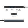 Hyper HyperDrive Flex 5 Port USB-C Hub | HD4101BKGL | HDMI ports quantity 1