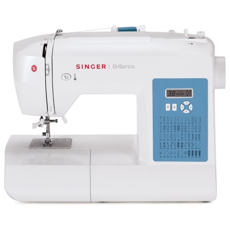 Singer | Sewing Machine | 6160 Brilliance | Number of stitches 60 | Number of buttonholes 6 | White