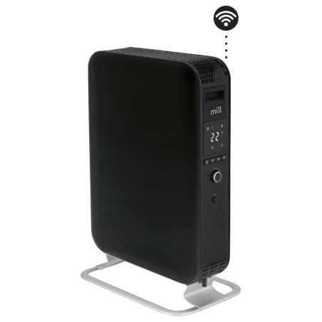 Mill | WiFI GEN3 Oil Filled Radiator | OIL2000WIFI3 | Oil Filled Radiator | 2000 W | Number of power levels 3 | Black