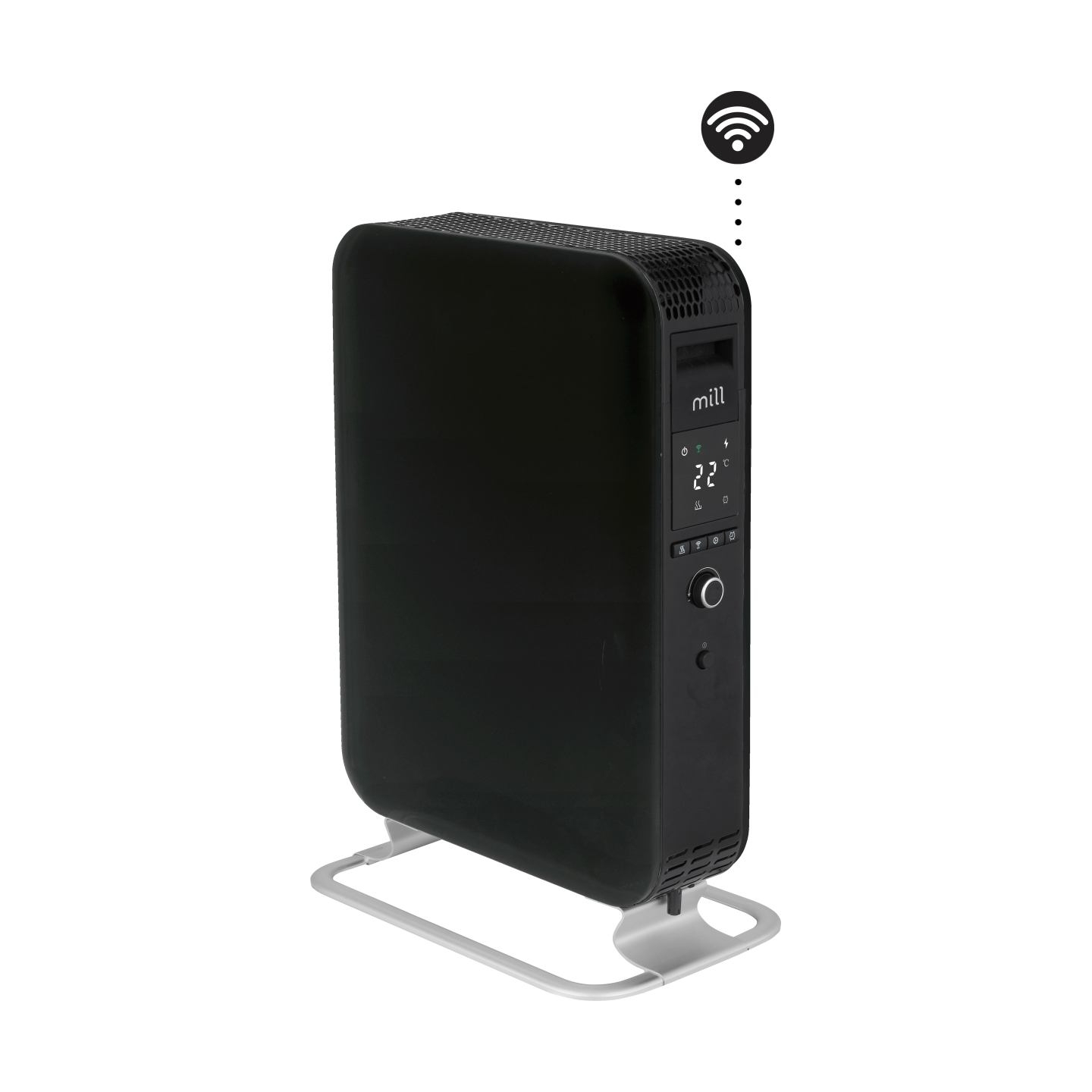 Mill | WiFI GEN3 Oil Filled Radiator | OIL2000WIFI3 | Oil Filled Radiator | 2000 W | Number of power levels 3 | Black