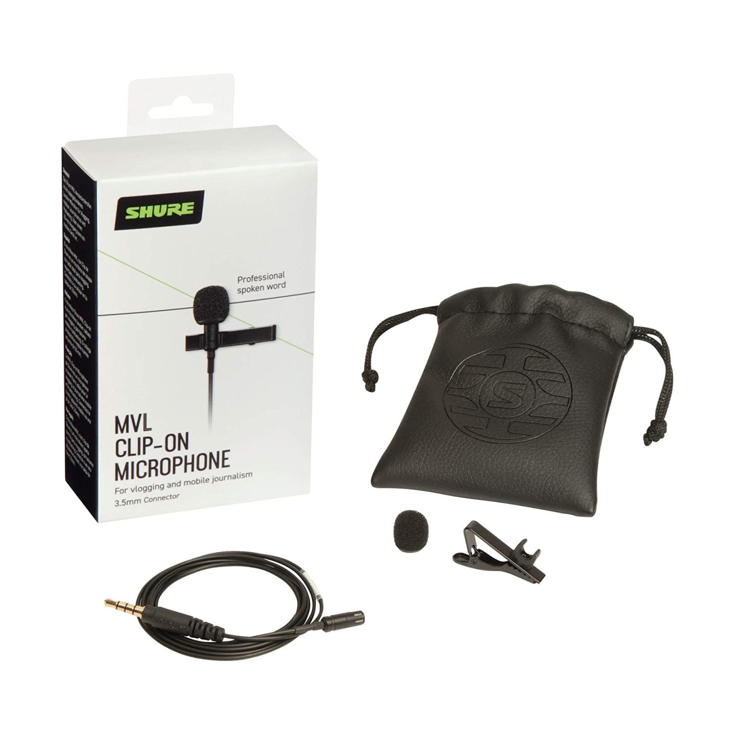 Shure MVL Lavalier Microphone for Smartphone or Tablet | Shure