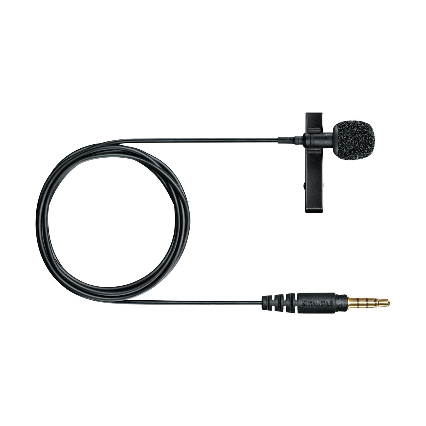 Shure MVL Lavalier Microphone for Smartphone or Tablet | Shure