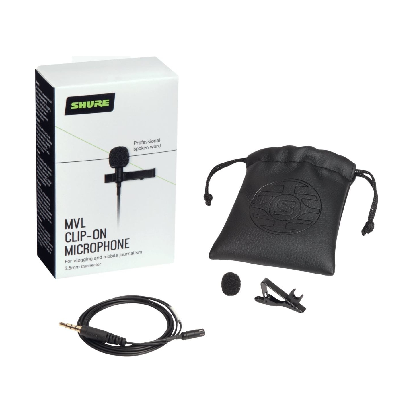 Shure MVL Lavalier Microphone for Smartphone or Tablet | Shure