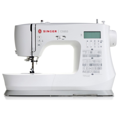 Singer | Sewing Machine | C5955 | Number of stitches 417 | Number of buttonholes 8 | White