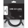 Cablexpert | USB 2.0 AM to Type-C cable (AM/CM), 1.8 m