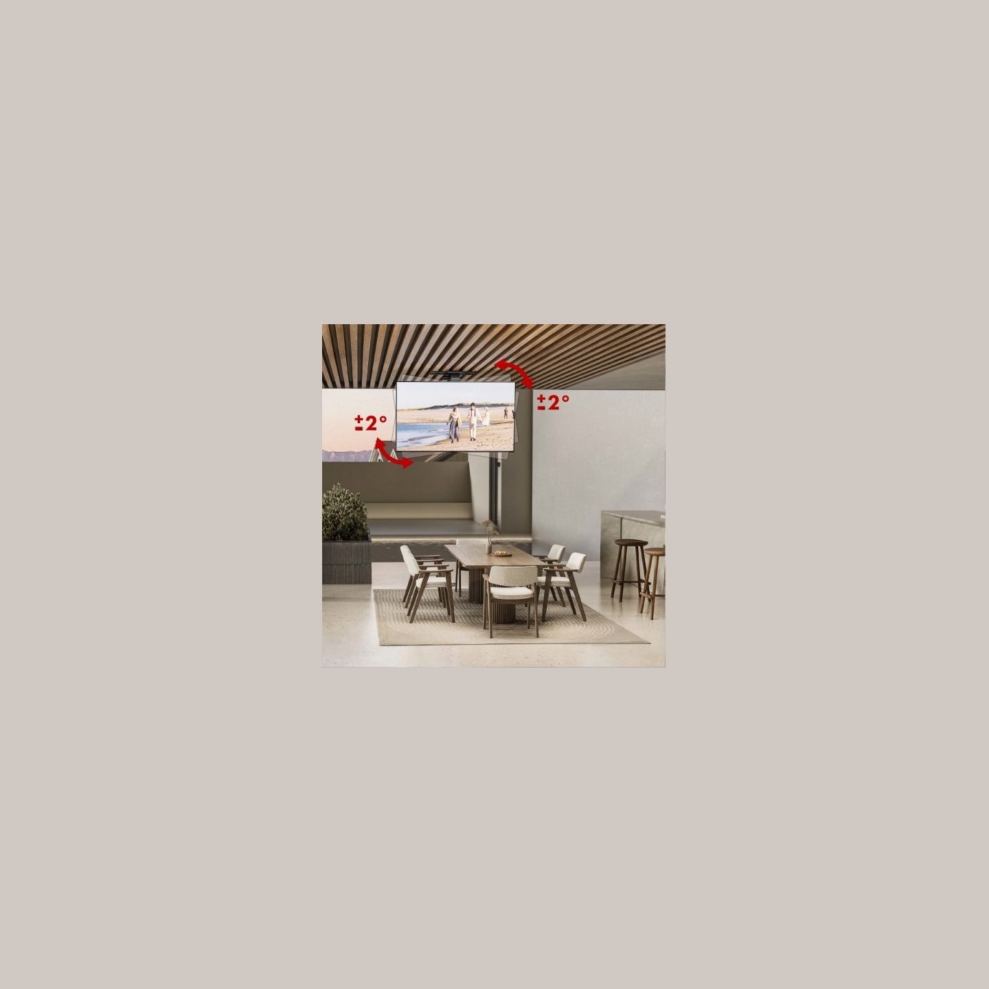 Maclean Electric TV ceiling mount MC-109 T