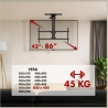 Maclean Electric TV ceiling mount MC-109 T