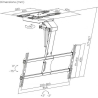 Maclean Electric TV ceiling mount MC-109 T