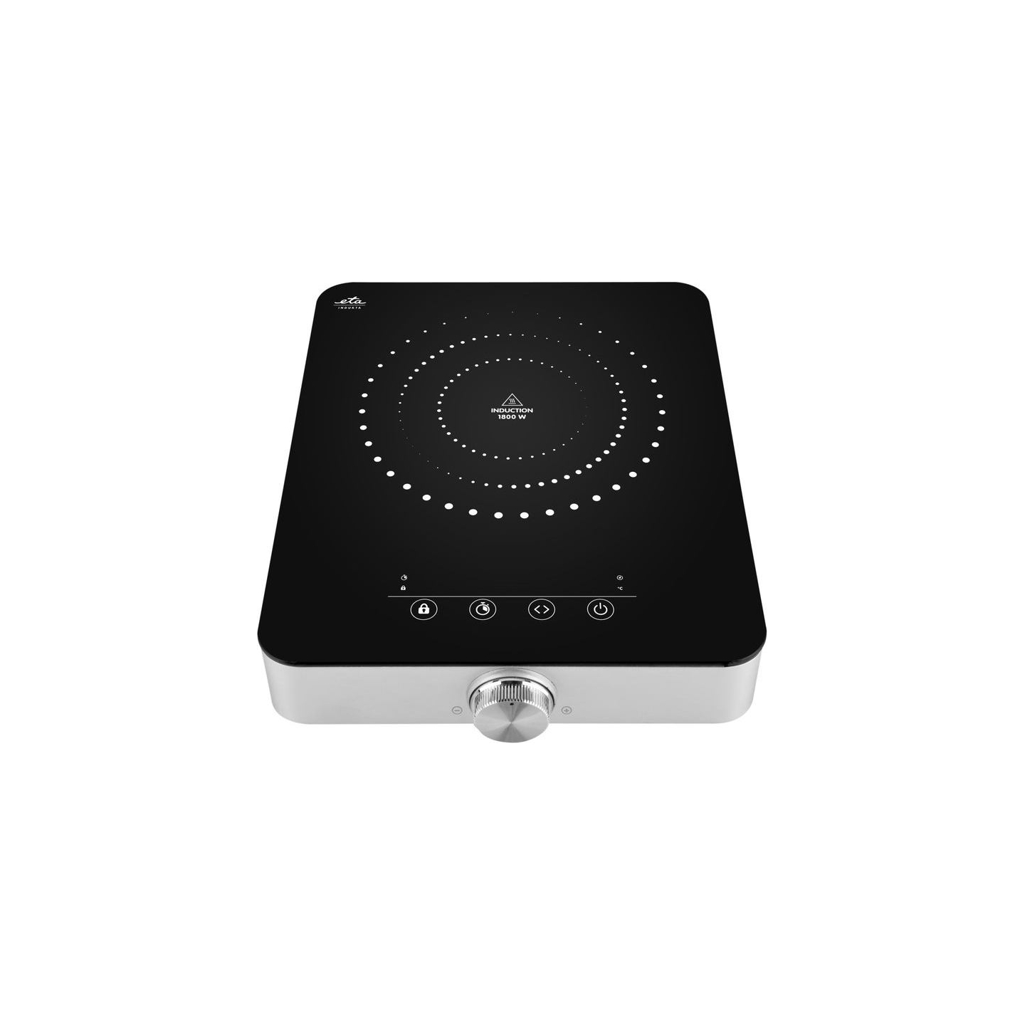 ETA | Hob | ETA011190000 | Table top | Number of burners/cooking zones 1 | Touch control | Black | Display