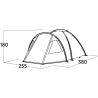 Easy Camp Family tent | Kinn 4 | 4 person(s) | Green
