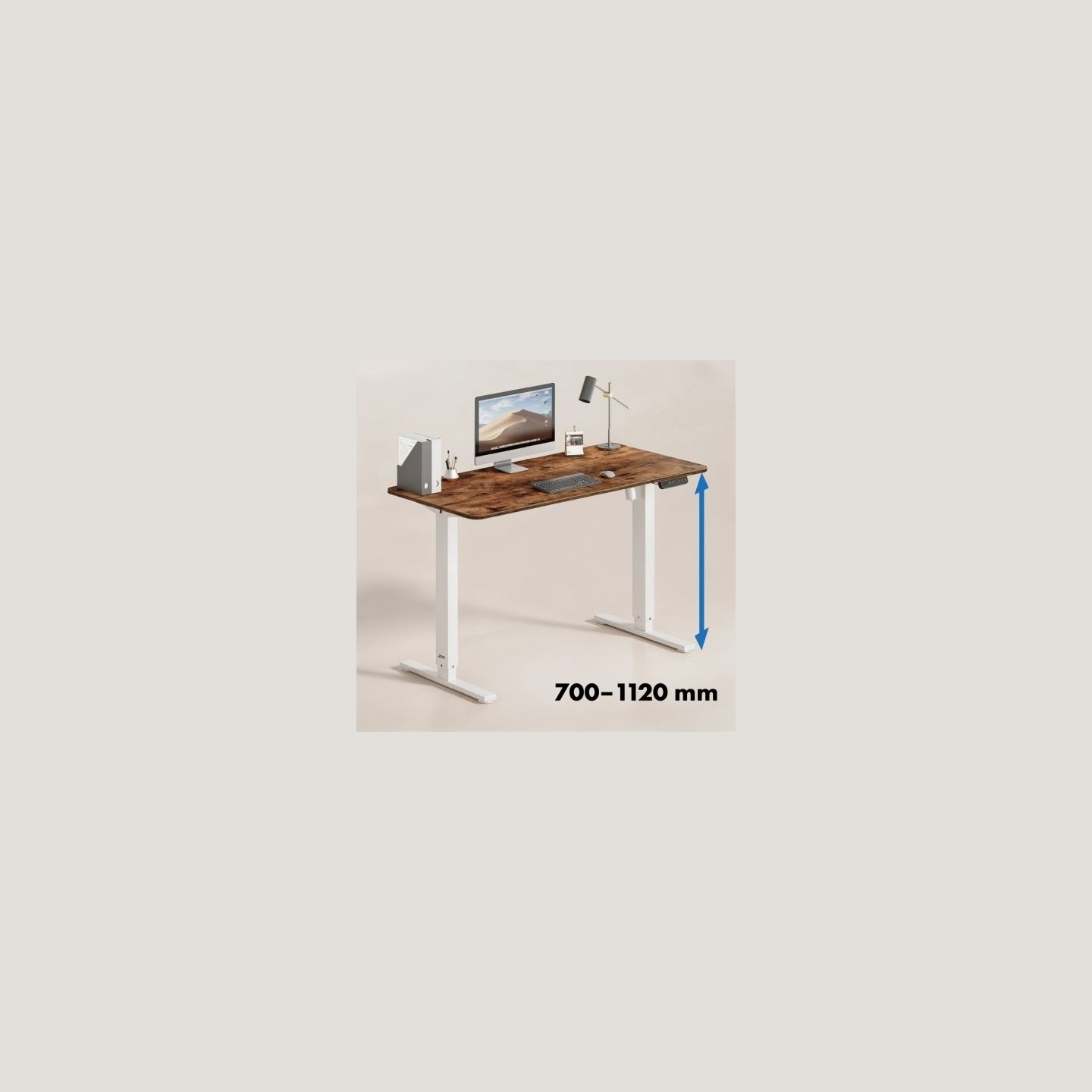 Ergo Office Electric desk ER-400W, regulation