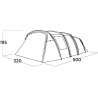 Easy Camp Family tent | Hamra 5 | 5 person(s) | Blue