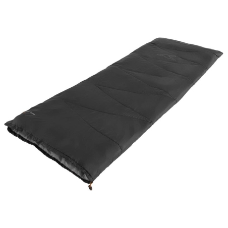 Easy Camp Starling Square Black 10°C | Sleeping Bag | 190 x 75 cm | 5 to 15 °C | One-way, L-shaped