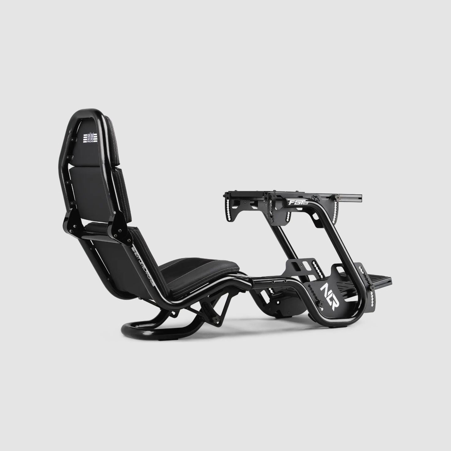 Next Level Racing | Steel | Racing Simulator Cockpit | F-GT Pro Formula and GT Grey Edition | Grey