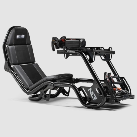Next Level Racing | Steel | Racing Simulator Cockpit | F-GT Pro Formula and GT Grey Edition | Grey