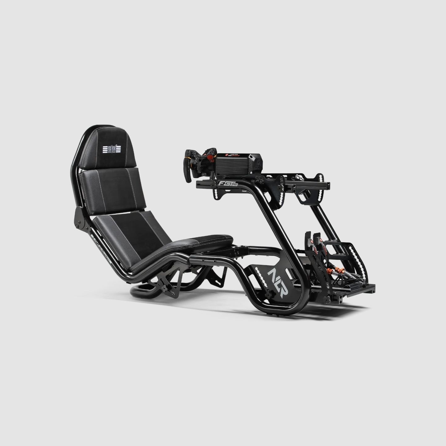 Next Level Racing | Steel | Racing Simulator Cockpit | F-GT Pro Formula and GT Grey Edition | Grey