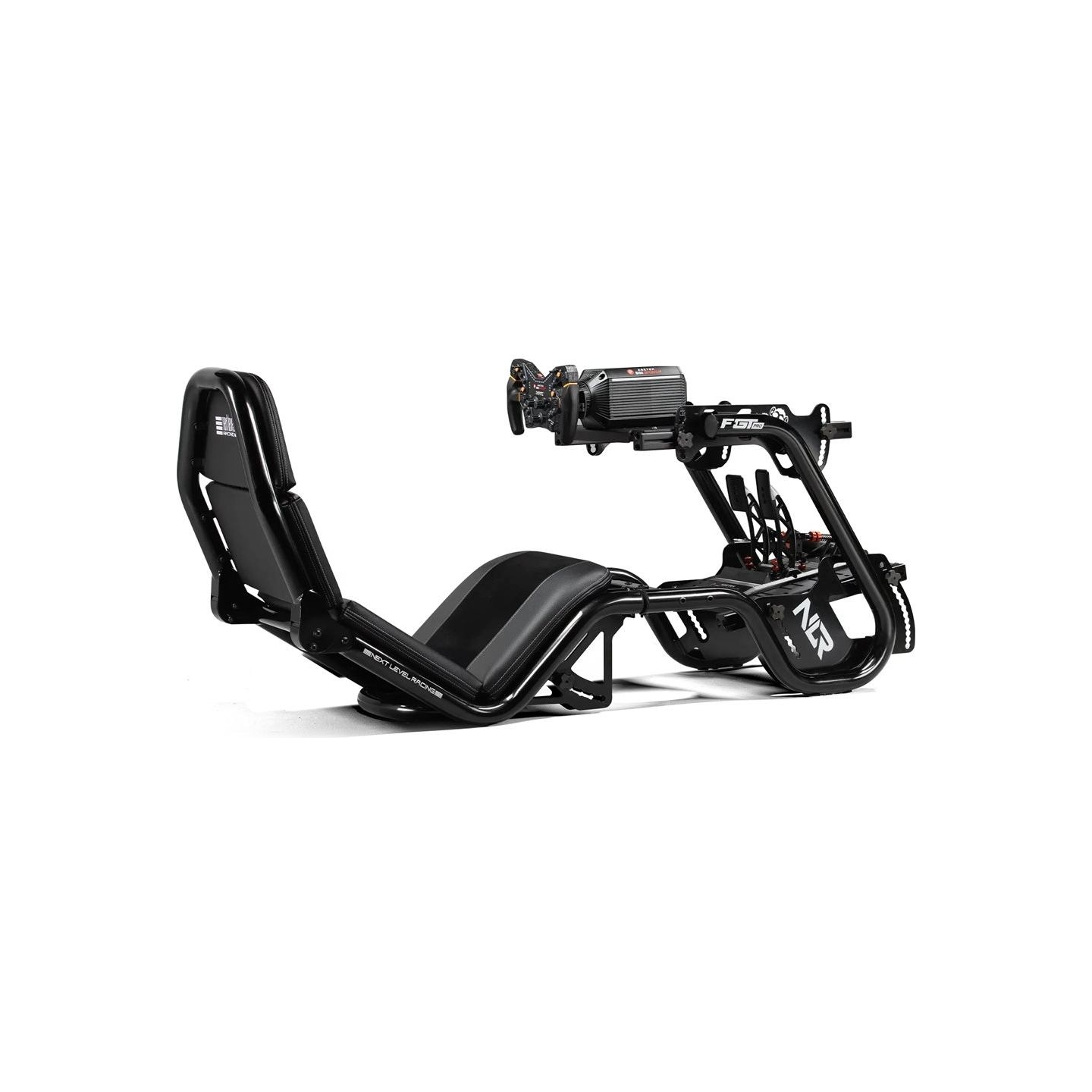 Next Level Racing | Steel | Racing Simulator Cockpit | F-GT Pro Formula and GT Grey Edition | Grey