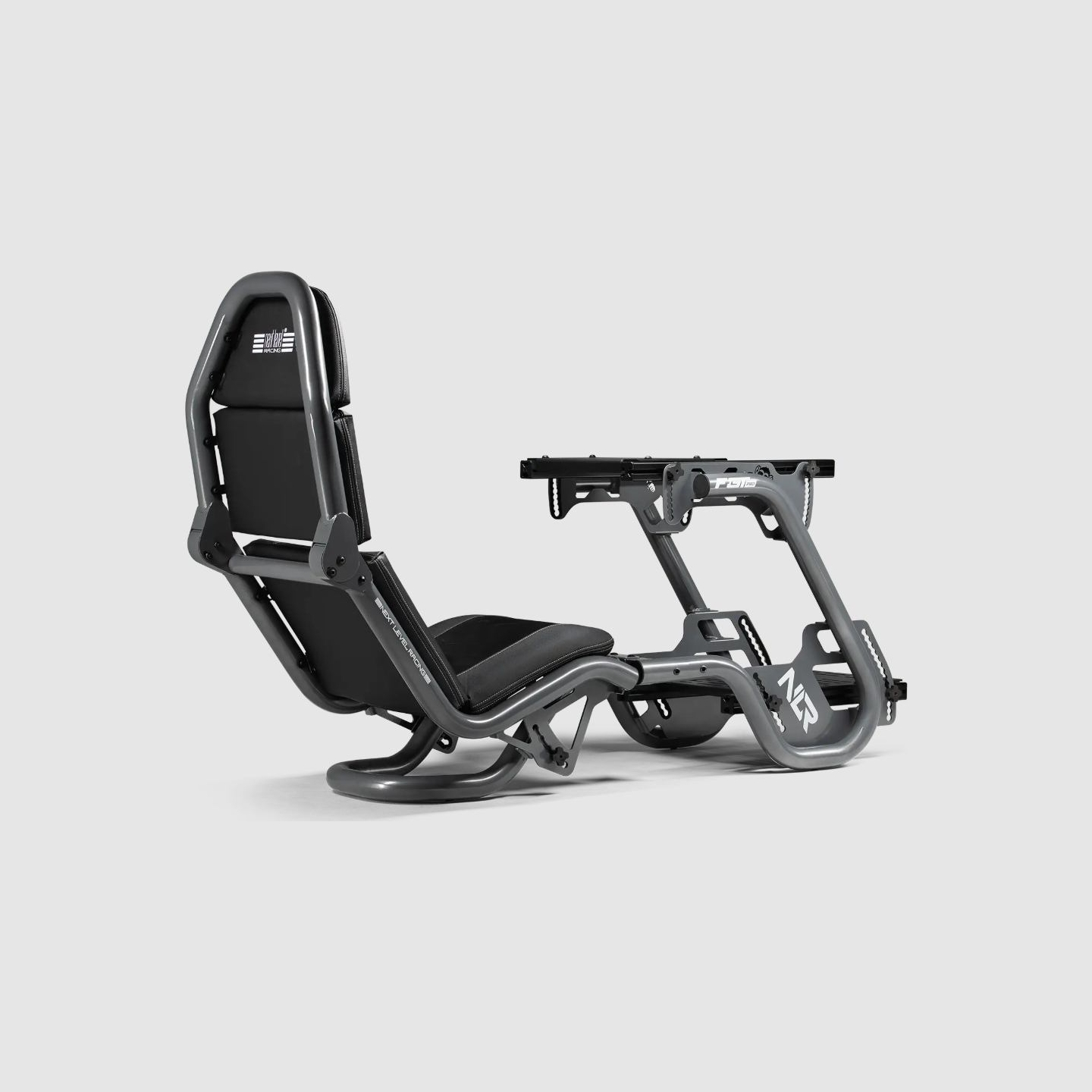 Next Level Racing | Steel | Racing Simulator Cockpit | F-GT Pro Formula and GT Grey Edition | Grey