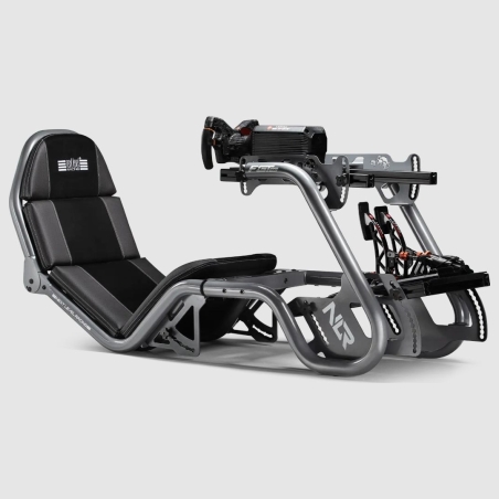 Next Level Racing | Steel | Racing Simulator Cockpit | F-GT Pro Formula and GT Grey Edition | Grey