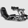 Next Level Racing | Steel | Racing Simulator Cockpit | F-GT Pro Formula and GT Grey Edition | Grey