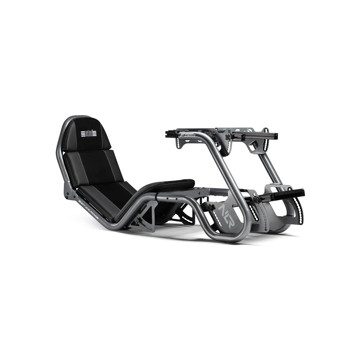 Next Level Racing | Steel | Racing Simulator Cockpit | F-GT Pro Formula and GT Grey Edition | Grey