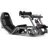 Next Level Racing | Steel | Racing Simulator Cockpit | F-GT Pro Formula and GT Grey Edition | Grey