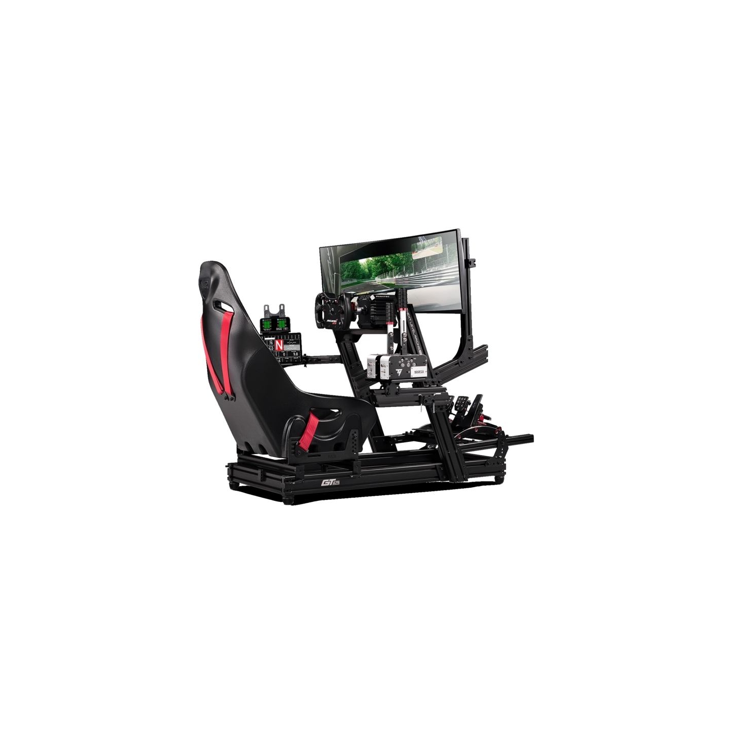 Next Level Racing | GTElite Direct Monitor Mount | Flat screens: 27”- 43” and ultra-wide monitors: 49 " | Black