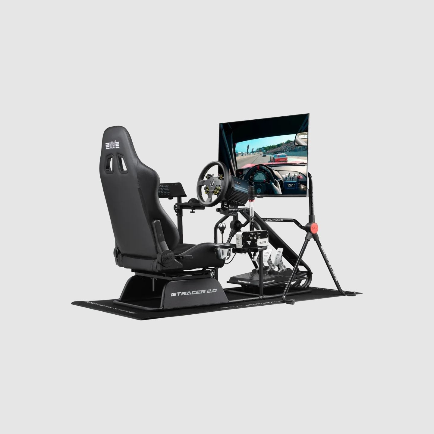 Next Level Racing | Racing Simulator Cockpit | GTRacer 2.0 | Black