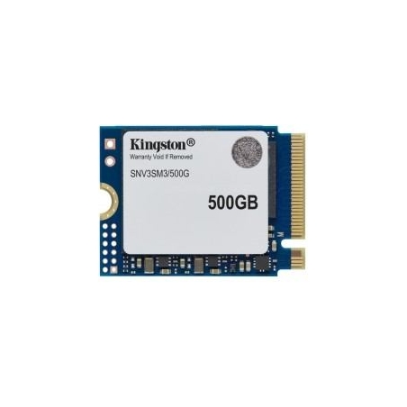 Kingston 500GB NV3 SSD M.2 2230 PCIe 4.0 NVMe, Read: 5,000/ Write: 3,000MB/s