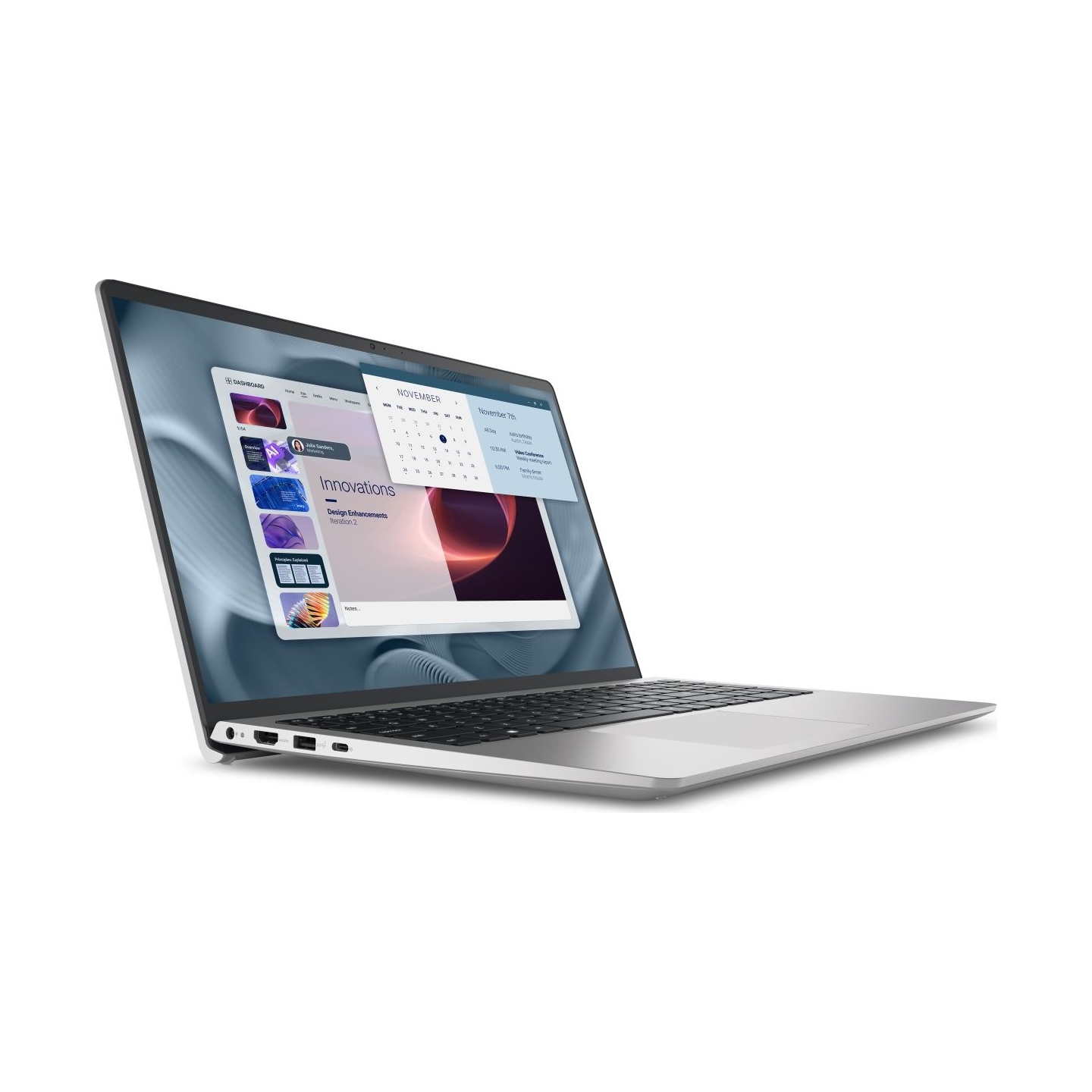 Dell Pro 15 Essential PV15250/ i5-1334U/16GB/1TB SSD/15.6" FHD/FgrPr/WLAN + BT/ US Kb/W11 Pro/Platinum Silver (Aluminum)/ 3yrs P