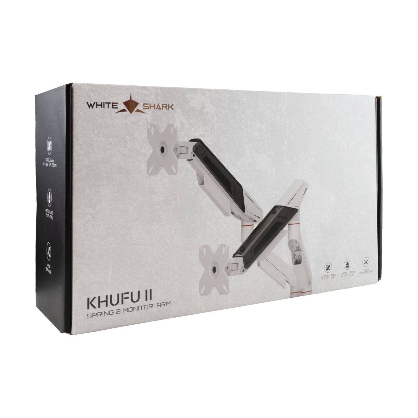 White Shark KHUFU-II GMS-3211 / 2 Monitor Desktop Mount