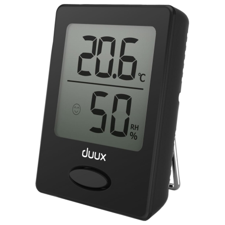 Duux | Sense | Black | LCD display | Hygrometer + Thermometer