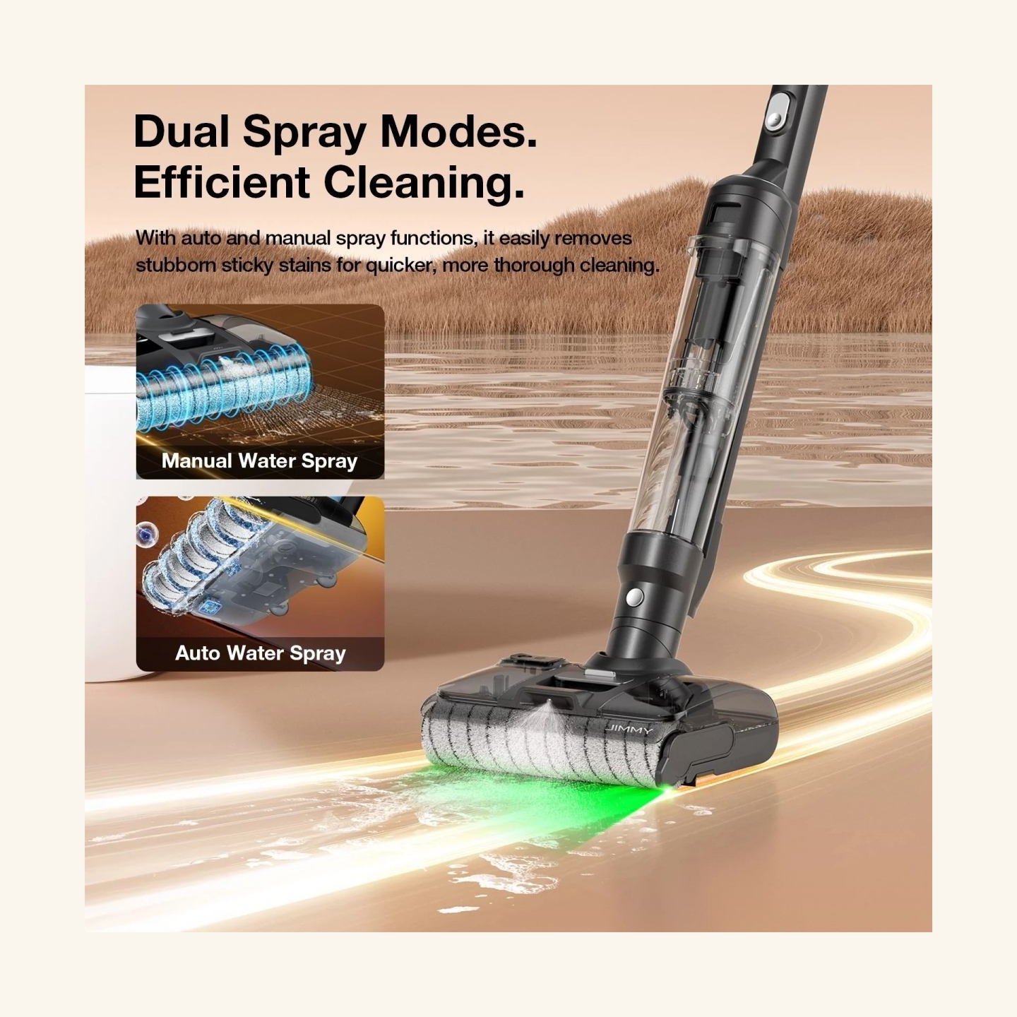 Jimmy Vacuum Cleaner and Washer | PW11 Plus | Cordless operating | Washing function | 400 W | 21.6 V | Operating time (max) 40-7