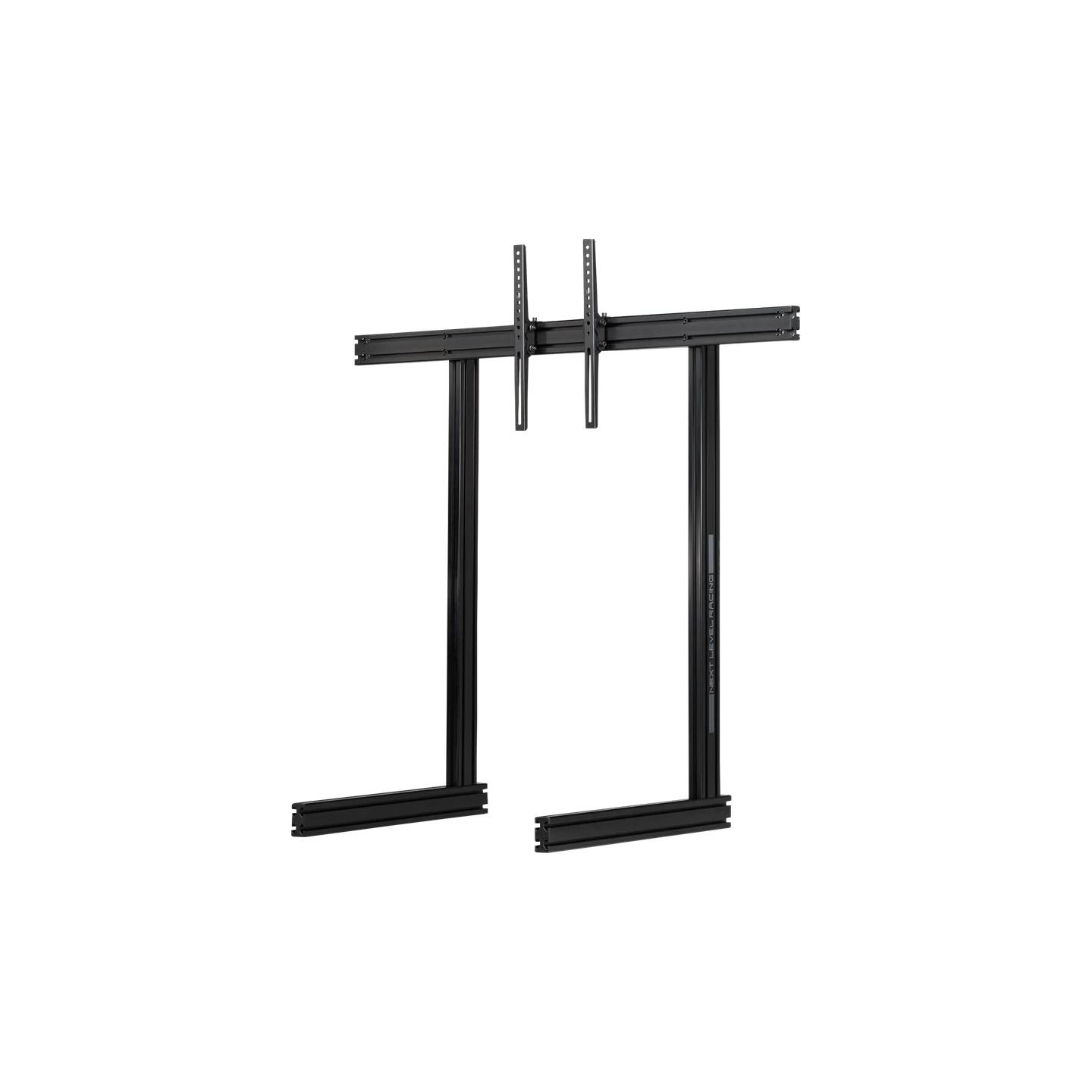 Next Level Racing Floor stand | ELITE Free Standing Single Monitor Stand | Vertical adjustment | 65 " | Black