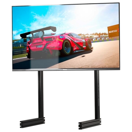 Next Level Racing Floor stand | ELITE Free Standing Single Monitor Stand | Vertical adjustment | 65 " | Black