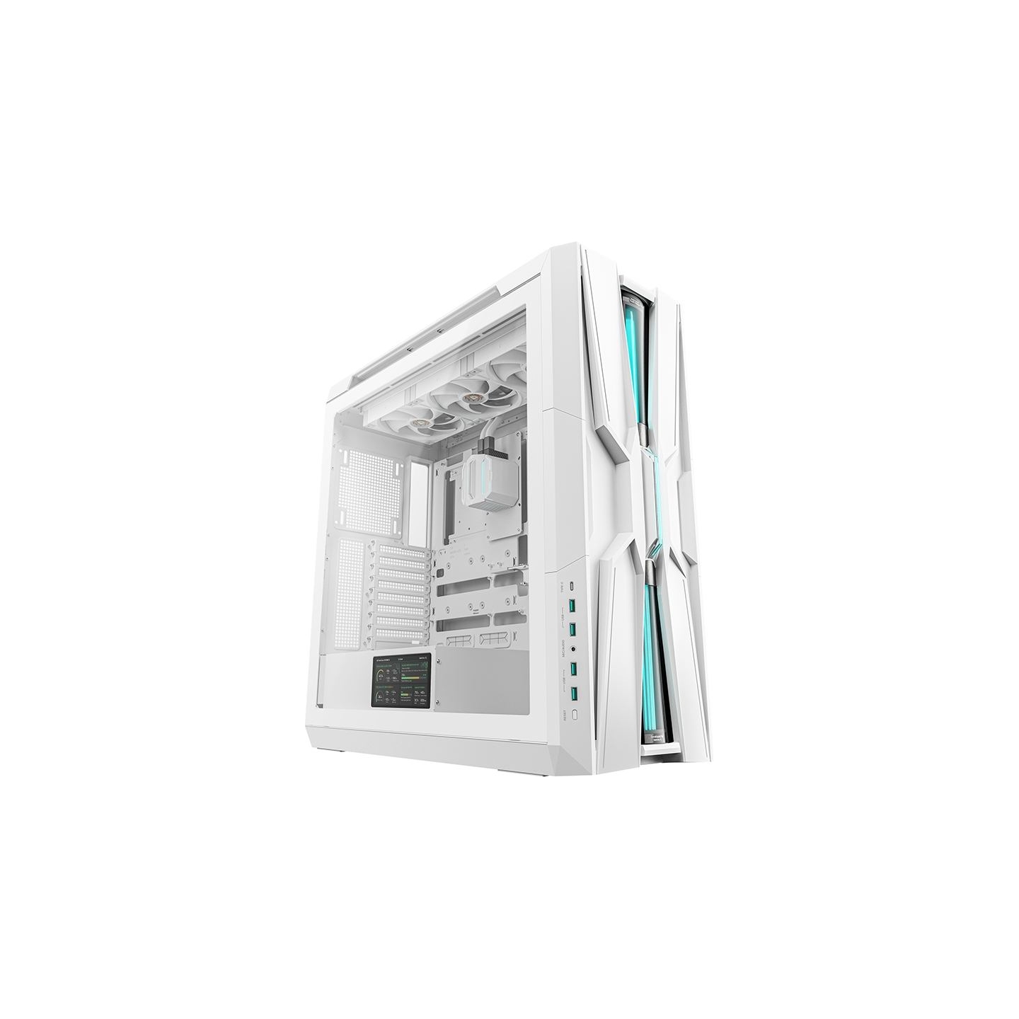 Deepcool Integrated Liquid Cooling Case | GENOME III | White | Full-Tower | ATX PS2 (maximum length: 180mm)