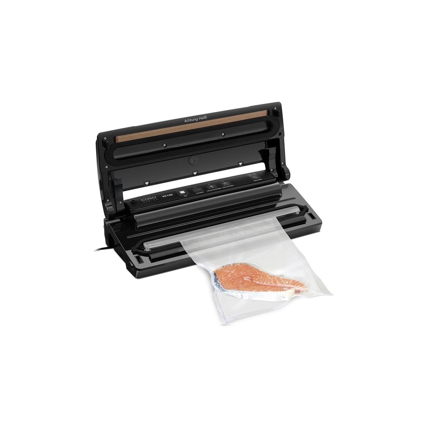 Caso | Bar Vacuum sealer | VC 150 | Power 120 W | Temperature control | Stainless steel