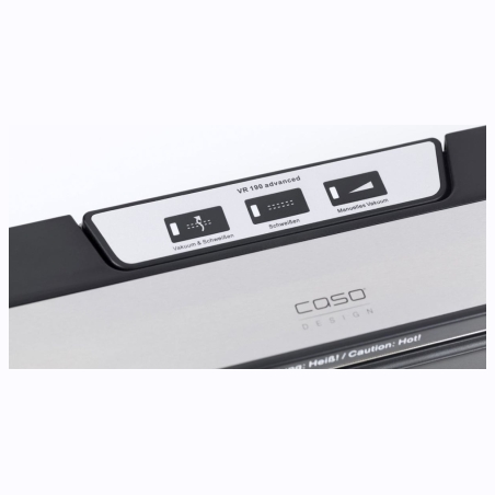 Caso | Bar Vacuum sealer | VR 190 advanced | Power 100 W | Temperature control | Black