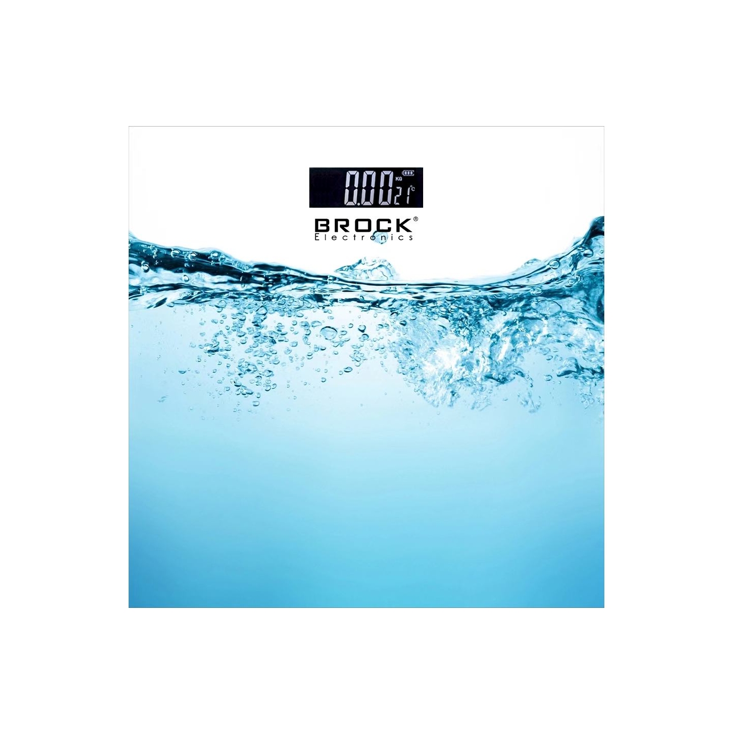 Brock BS 005 Bathroom Scale, 2xAAA Battery (included)