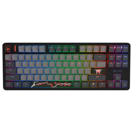 Fury Kanabo K6 | Gaming Keyboard | Wired | US | Linear | Black/Gray