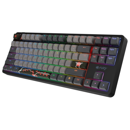 Fury Kanabo K6 | Gaming Keyboard | Wired | US | Linear | Black/Gray