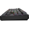 Fury Kanabo K6 | Gaming Keyboard | Wired | US | Linear | Black/Gray