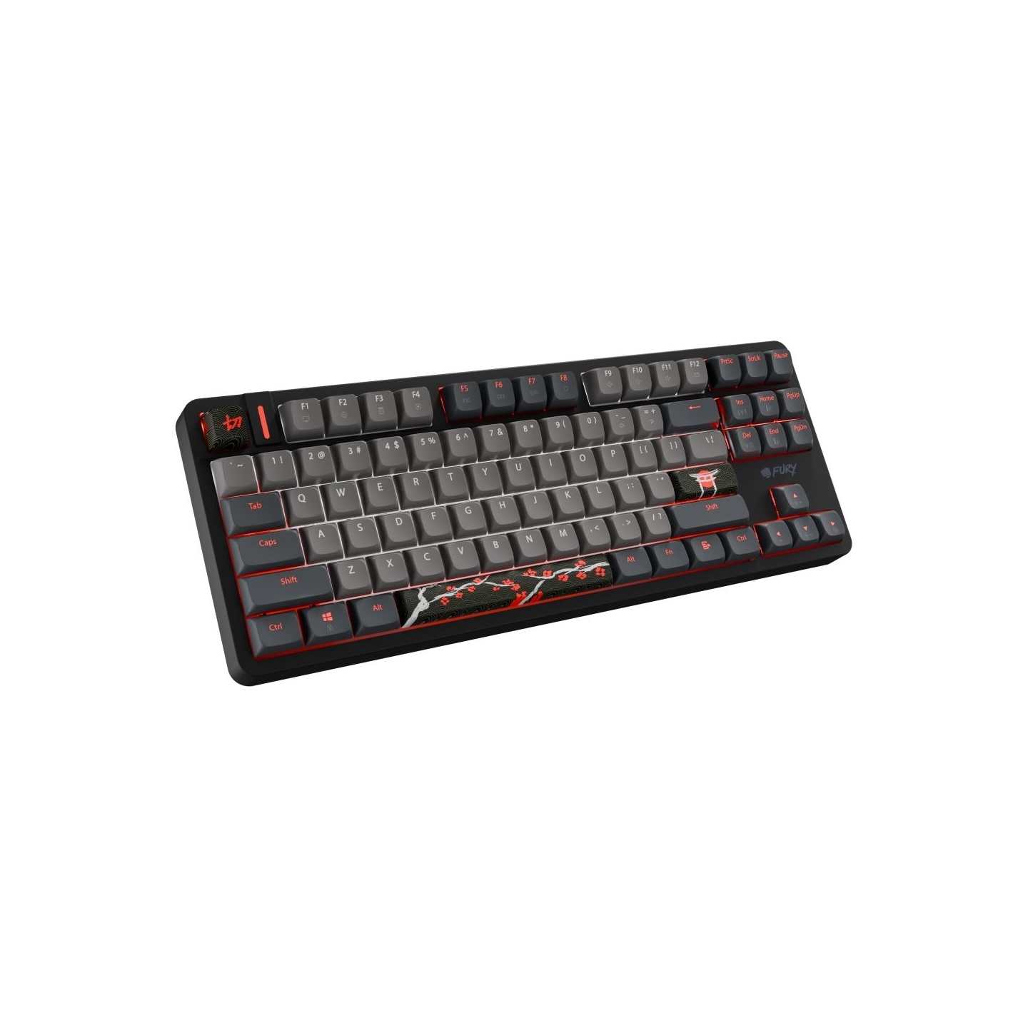 Fury Kanabo K6 | Gaming Keyboard | Wired | US | Linear | Black/Gray