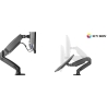 Raidsonic ICY BOX IB-MS303-T Monitor stand with desk mounted base for a screen size up to 27" | Raidsonic
