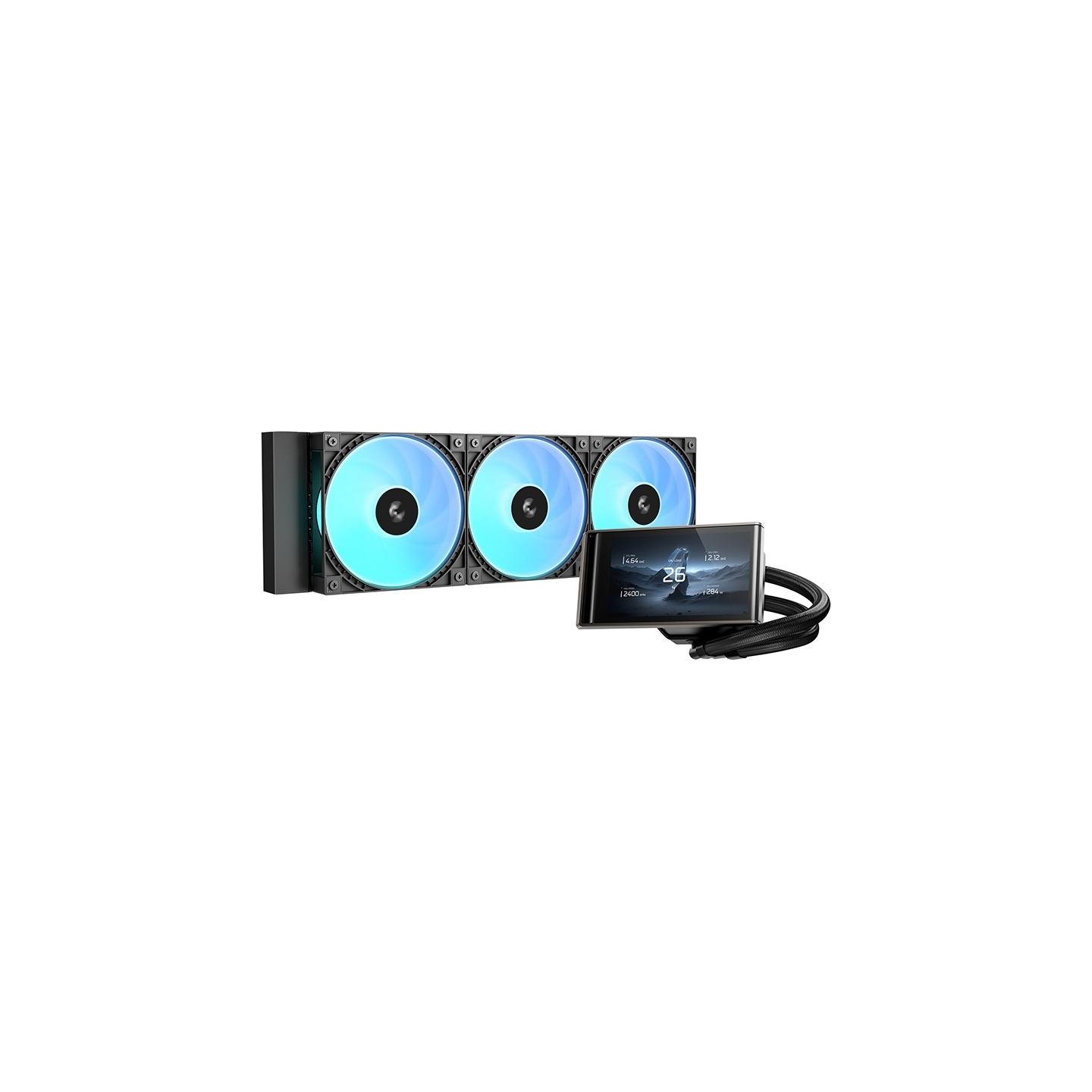 Deepcool LT360 VISION ARGB | Liquid Cooler | Black | Intel, AMD