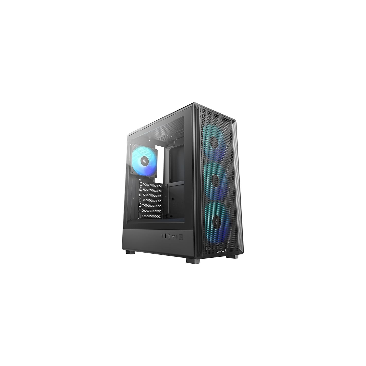 Deepcool Case | CC550 4F | Mid Tower | ATX PS2 (maximum length: 180 mm) | Black