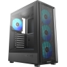 Deepcool Case | CC550 4F | Mid Tower | ATX PS2 (maximum length: 180 mm) | Black