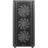 Deepcool Case | CC550 4F | Mid Tower | ATX PS2 (maximum length: 180 mm) | Black